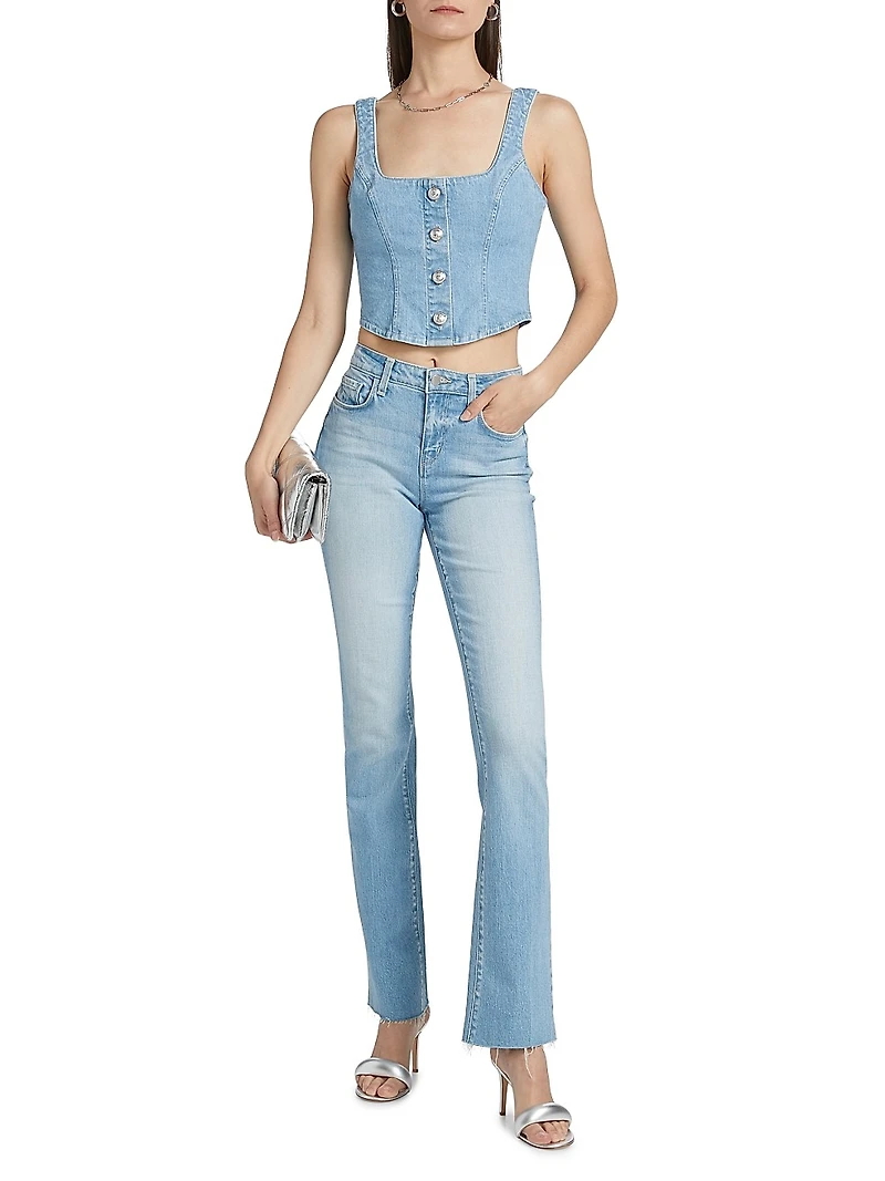 Ruth High-Rise Straight Jeans