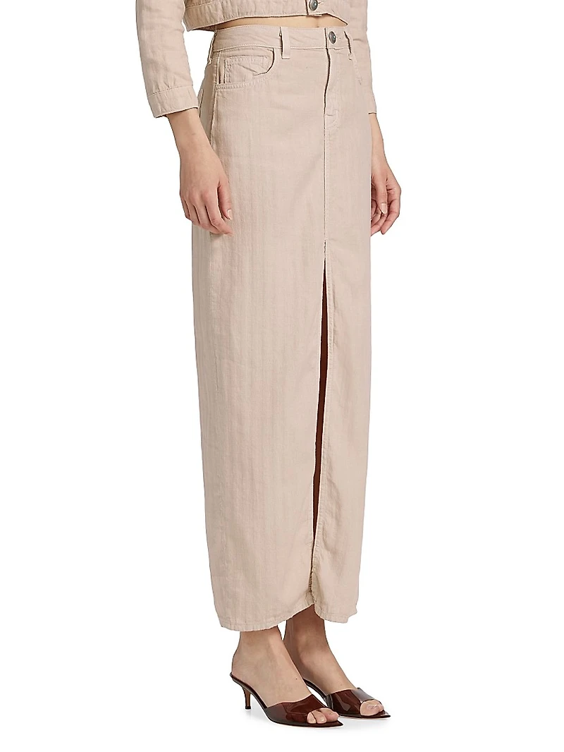 Carmy Denim Maxi Skirt