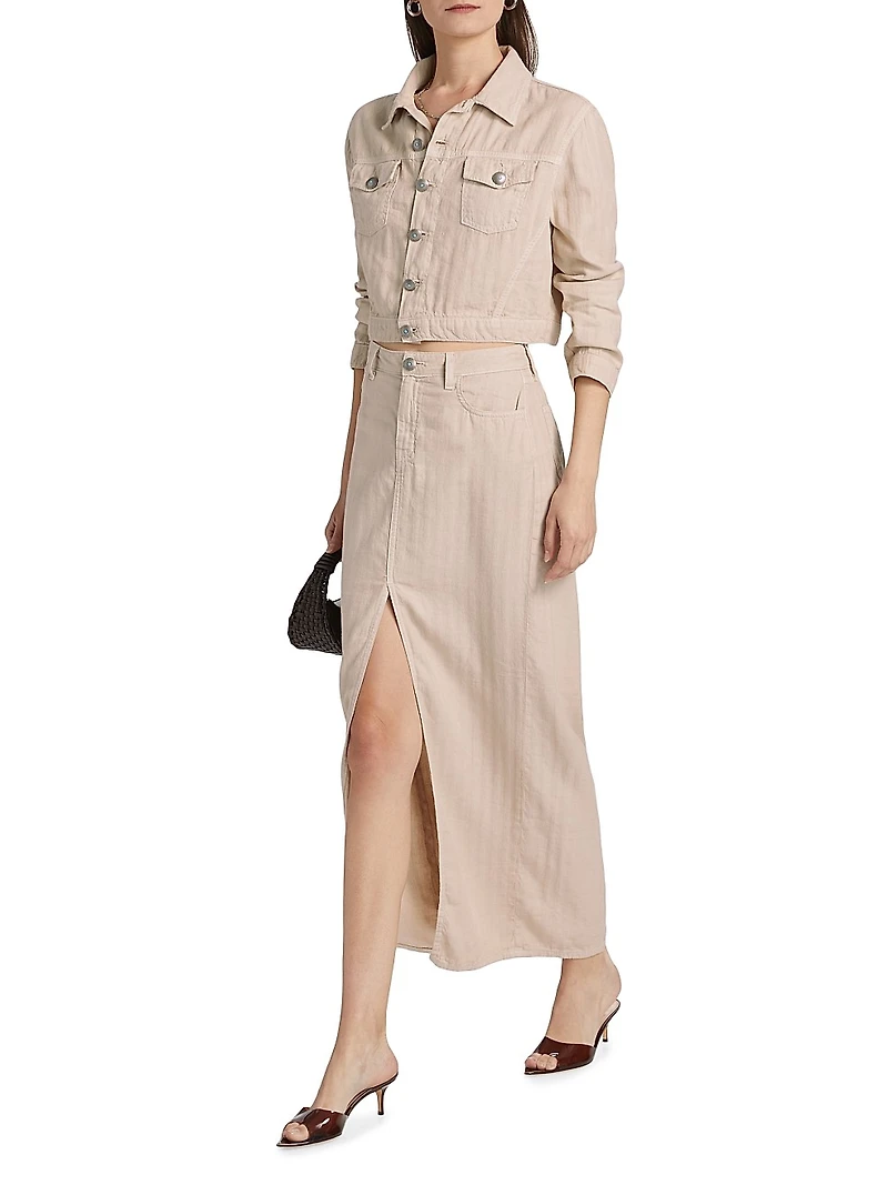 Carmy Denim Maxi Skirt