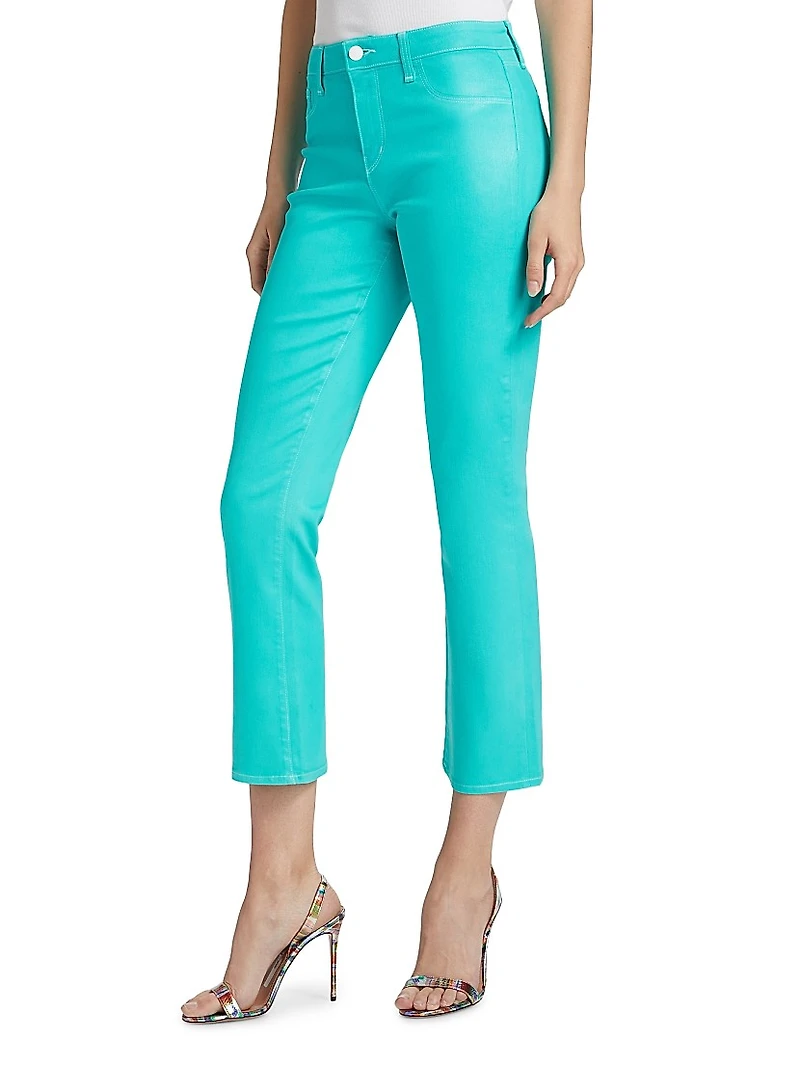 Tati High-Rise Crop Micro Bootcut Jeans
