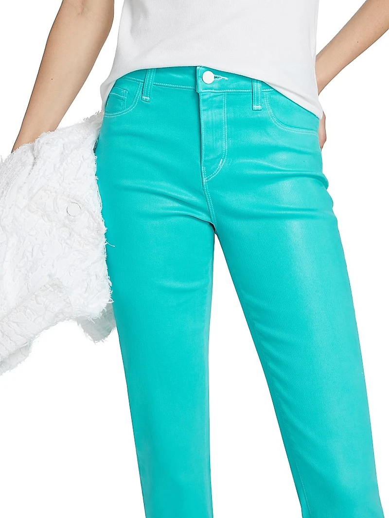 Tati High-Rise Crop Micro Bootcut Jeans