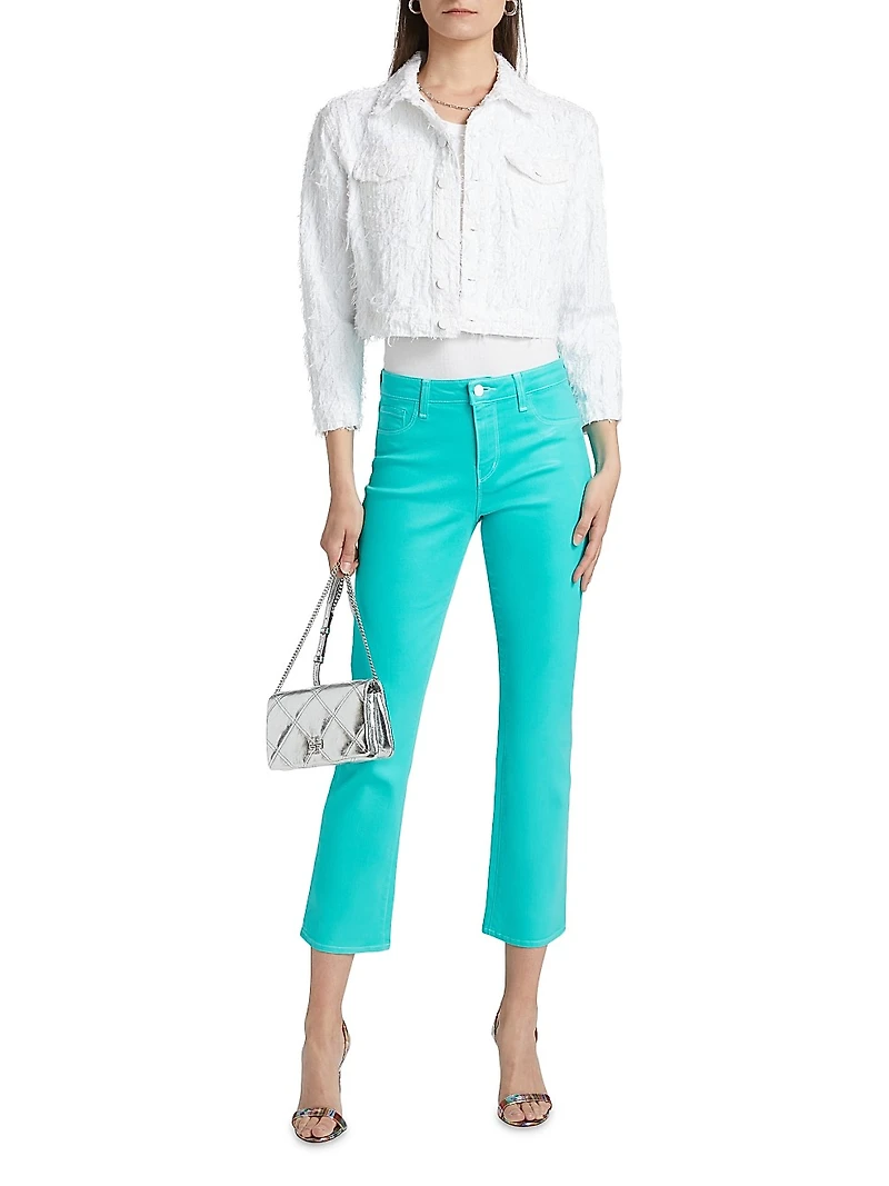 Tati High-Rise Crop Micro Bootcut Jeans