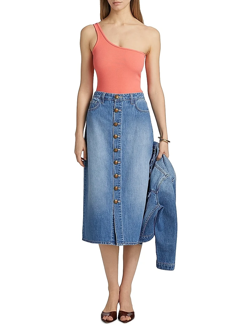 Cassidy One-Shoulder Bodysuit