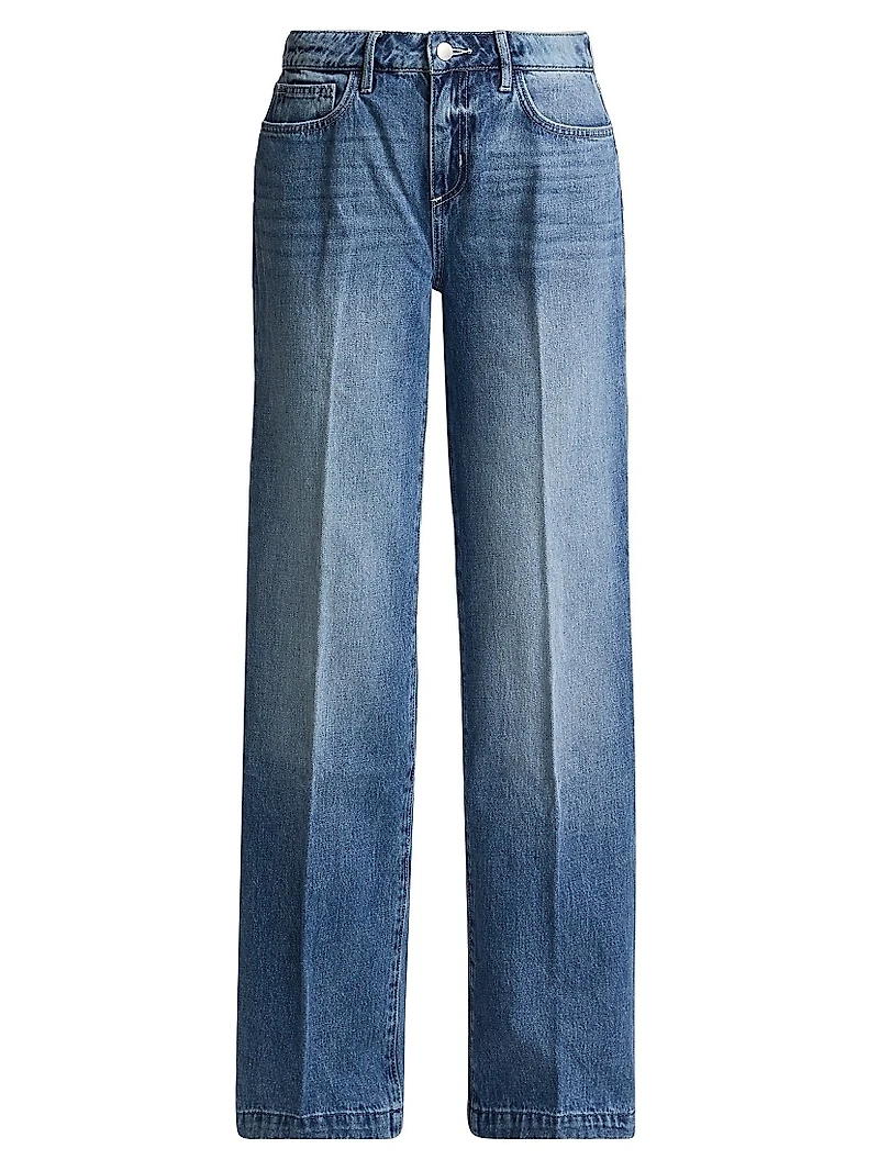 Clayton High-Rise Wide-Leg Jeans