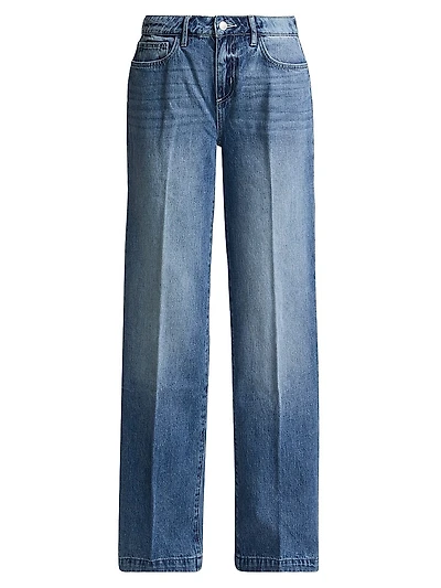 Clayton High-Rise Wide-Leg Jeans