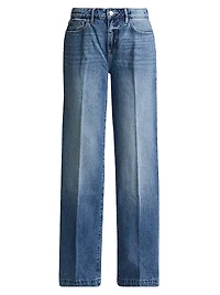 Clayton High-Rise Wide-Leg Jeans