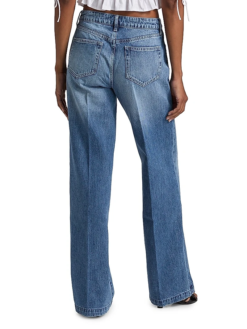Clayton High-Rise Wide-Leg Jeans