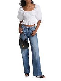 Clayton High-Rise Wide-Leg Jeans