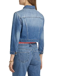 Koda Washed Denim Crop Jacket