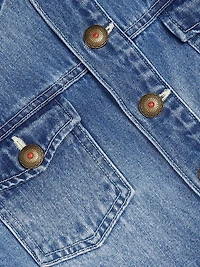 Koda Washed Denim Crop Jacket