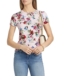 Ressi Femme Rose T-Shirt