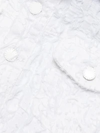 Koda Texured Denim Cropped Jacket