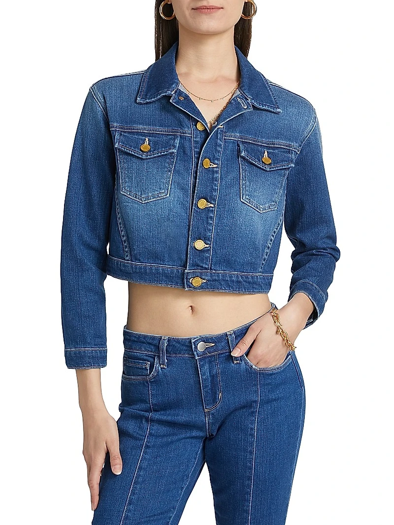Koda Cropped Denim Jacket