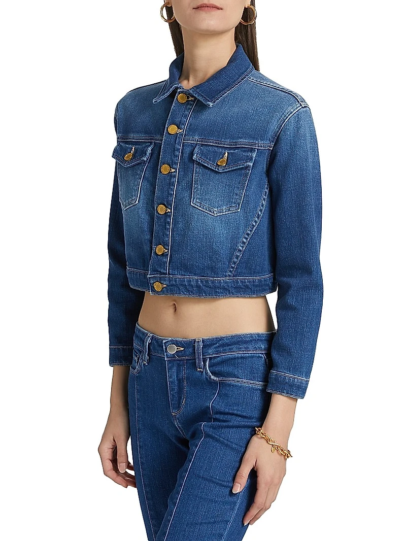 Koda Cropped Denim Jacket