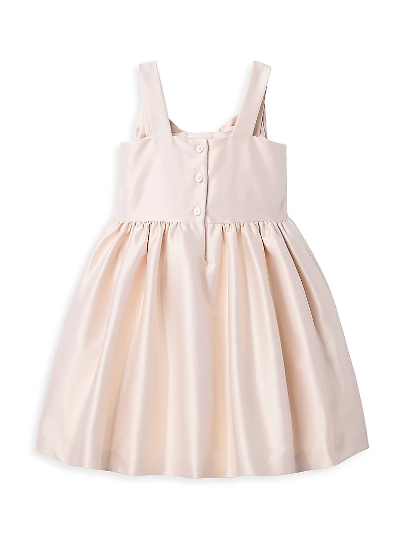Baby Girl's, Little Girl's & Satin Bow Gala Dress
