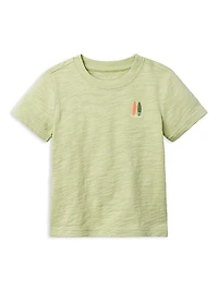Little Boy's The Surfboard T-Shirt & Shorts Set