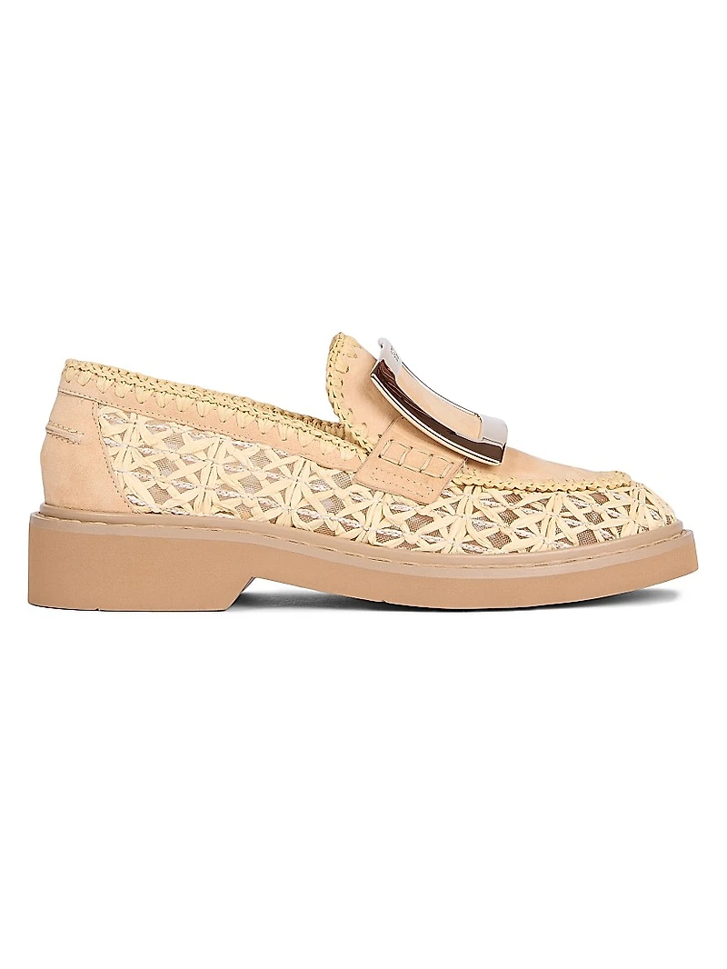 Viv Rangers 25MM Braided Raffia Loafers