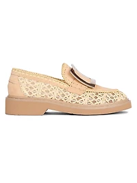 Viv Rangers 25MM Braided Raffia Loafers