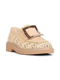 Viv Rangers 25MM Braided Raffia Loafers