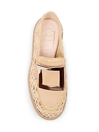 Viv Rangers 25MM Braided Raffia Loafers