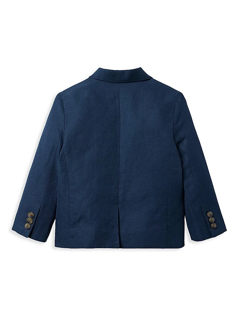 Little Boy's Classic Linen-Cotton Suit