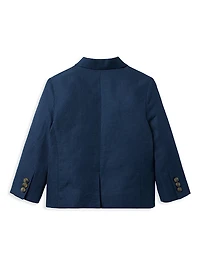 Little Boy's Classic Linen-Cotton Suit