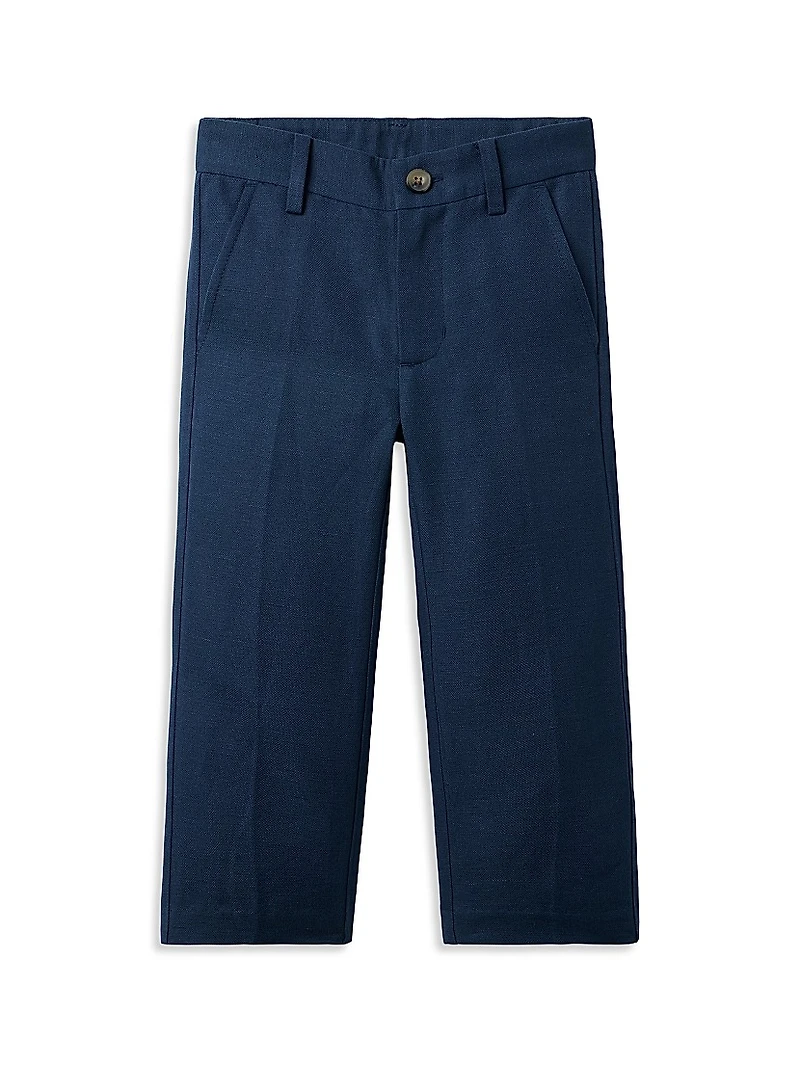 Little Boy's Classic Linen-Cotton Suit