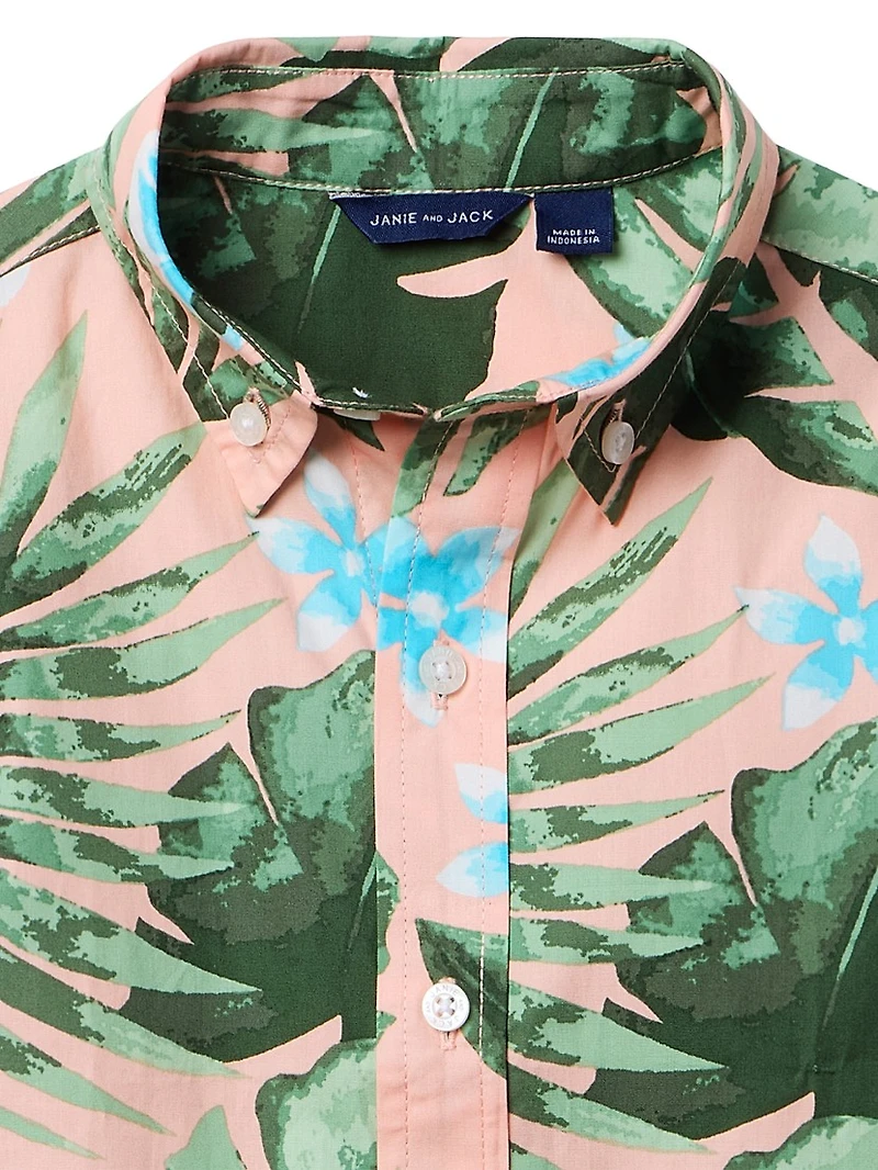 Little Boy's The Palm Cabana Set