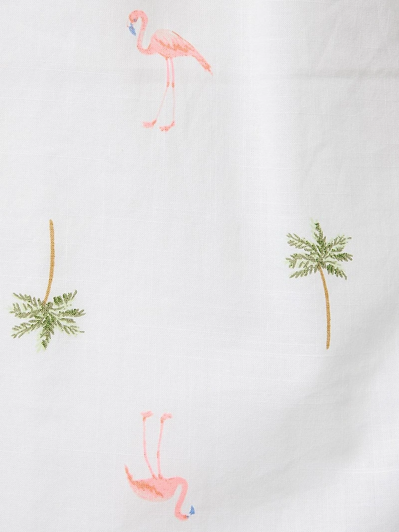 Little Girl's Tropics Print Dress & Bloomers Set