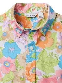 Little Boy's & Bright Floral Cabana Set