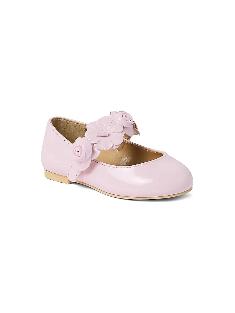 Baby Girl's, Little Girl's & Girl's Rosette Ballet Flats