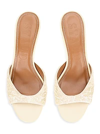 Brigitte 55MM Sequin Sandals