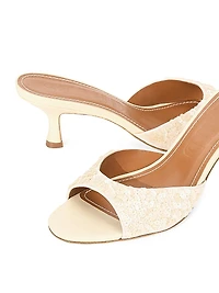 Brigitte 55MM Sequin Sandals