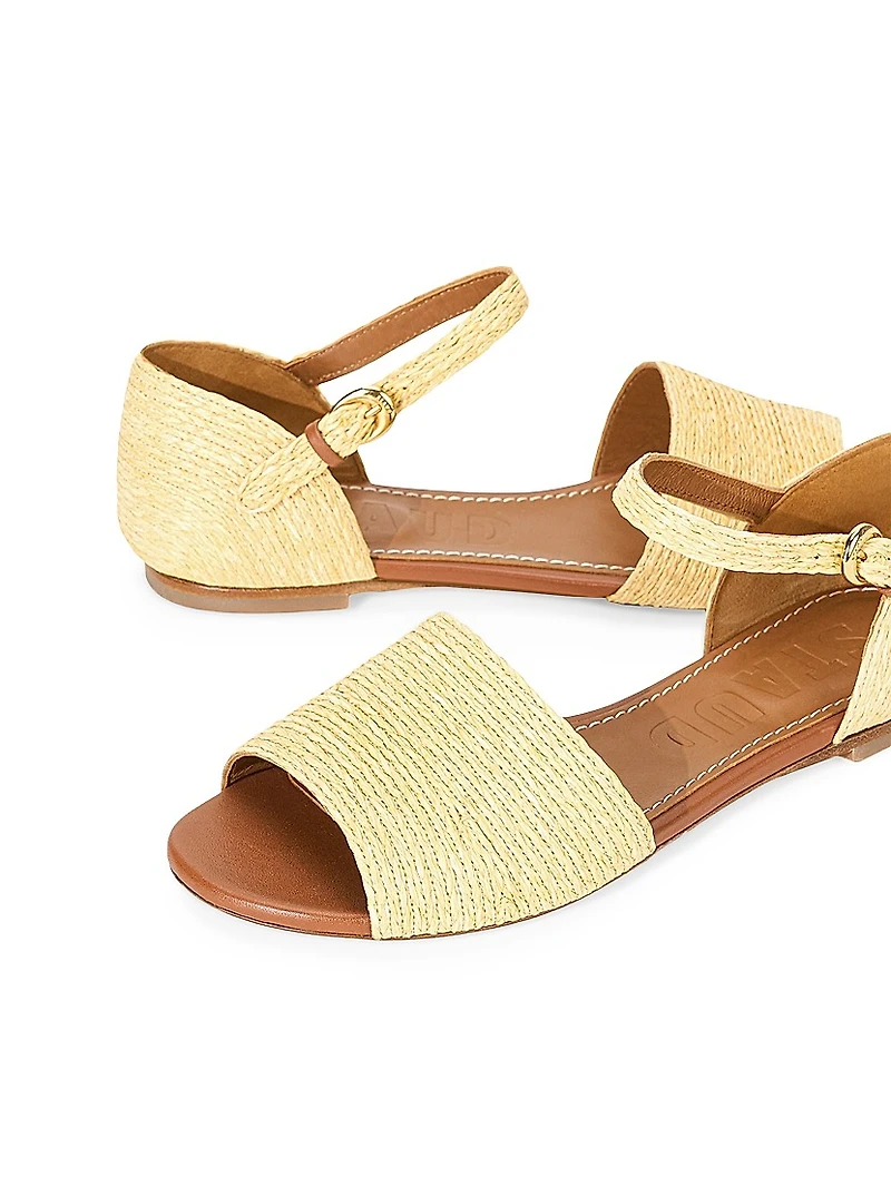 Catherine Raffia Sandals