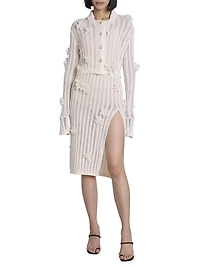 Flower Lace Midi-Skirt