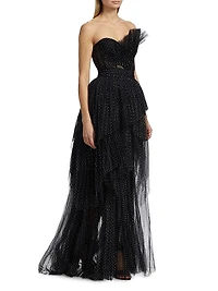 Marion Polka Dot Tulle Gown