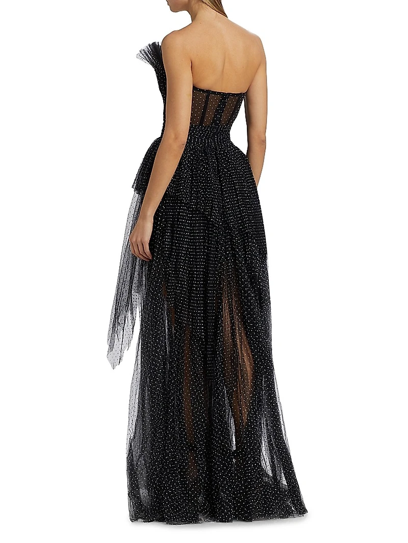 Marion Polka Dot Tulle Gown