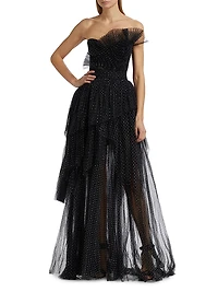 Marion Polka Dot Tulle Gown