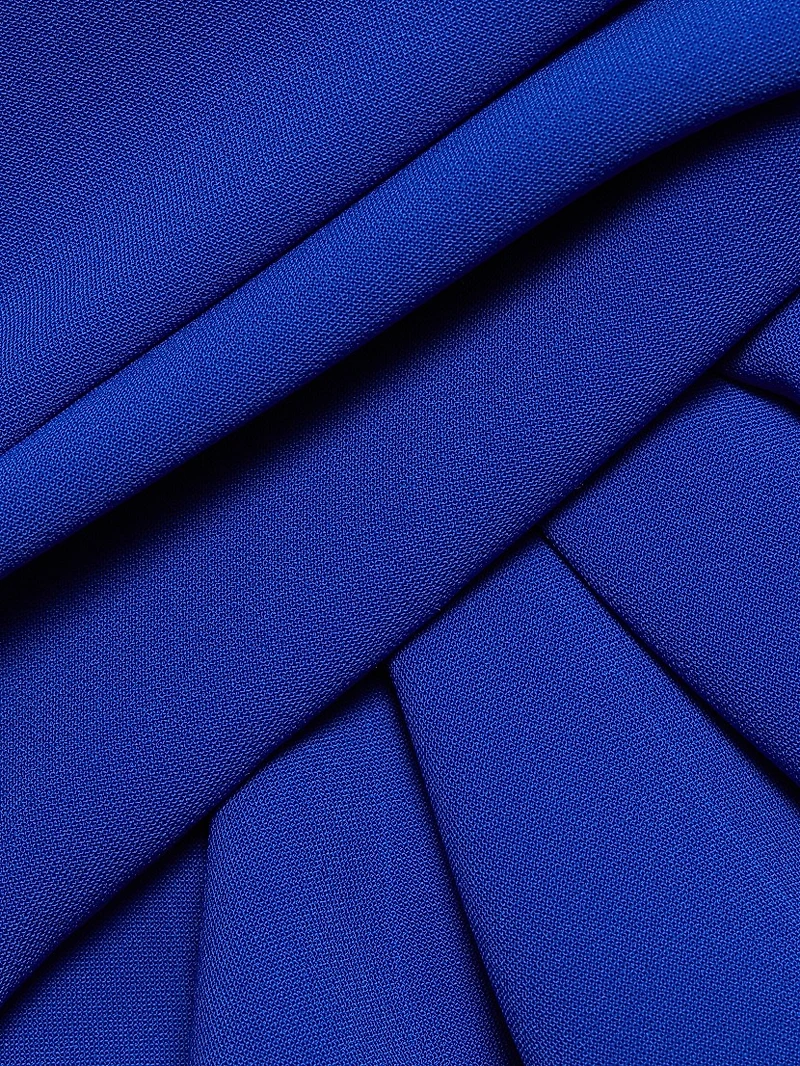 Susan Draped Off-the-Shoulder Gown