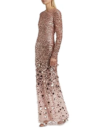 Elle Embellished Sheath Gown