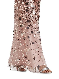 Elle Embellished Sheath Gown