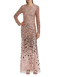 Elle Embellished Sheath Gown