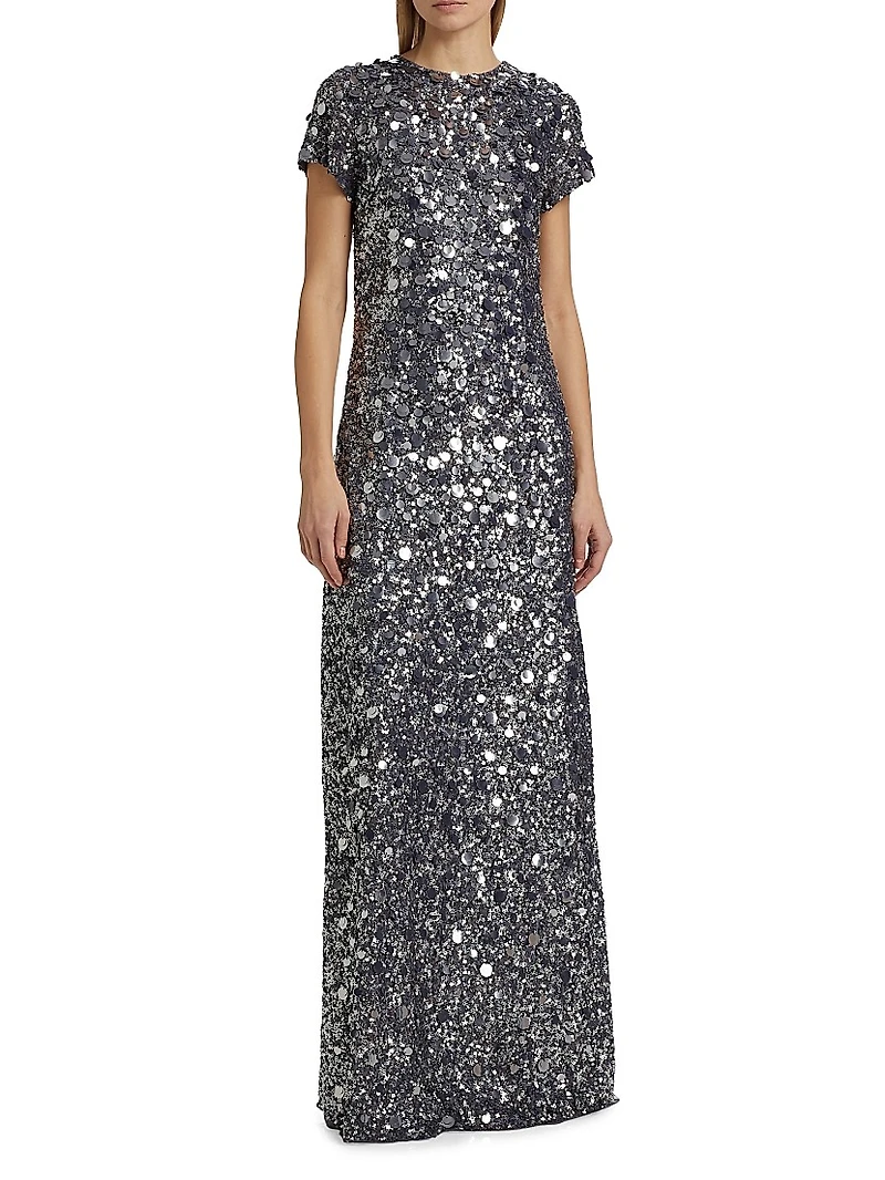 Jodie Embellished A-Line Gown