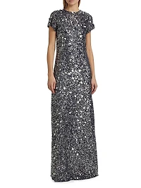 Jodie Embellished A-Line Gown