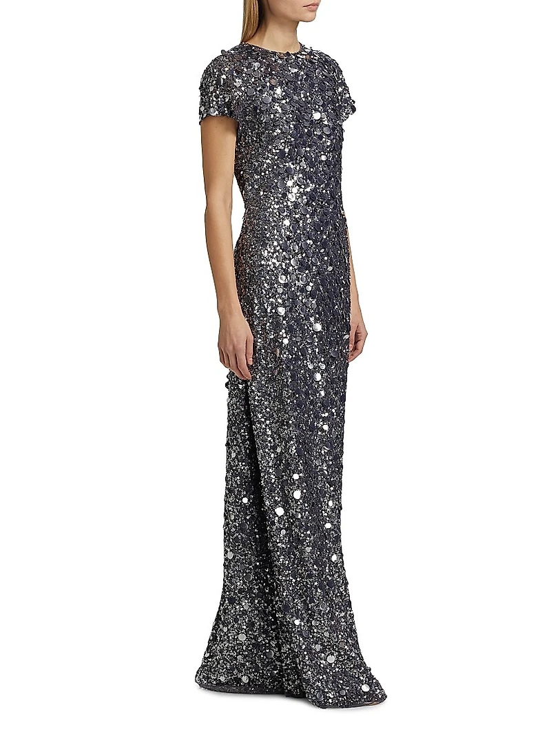 Jodie Embellished A-Line Gown
