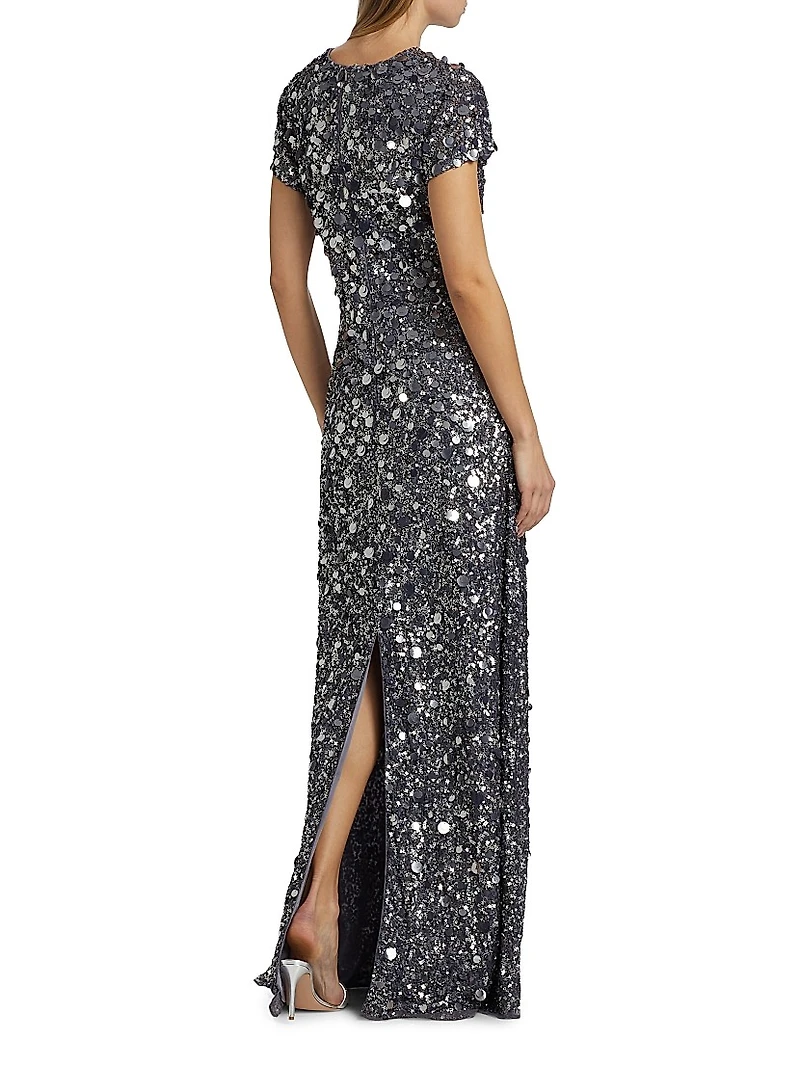 Jodie Embellished A-Line Gown