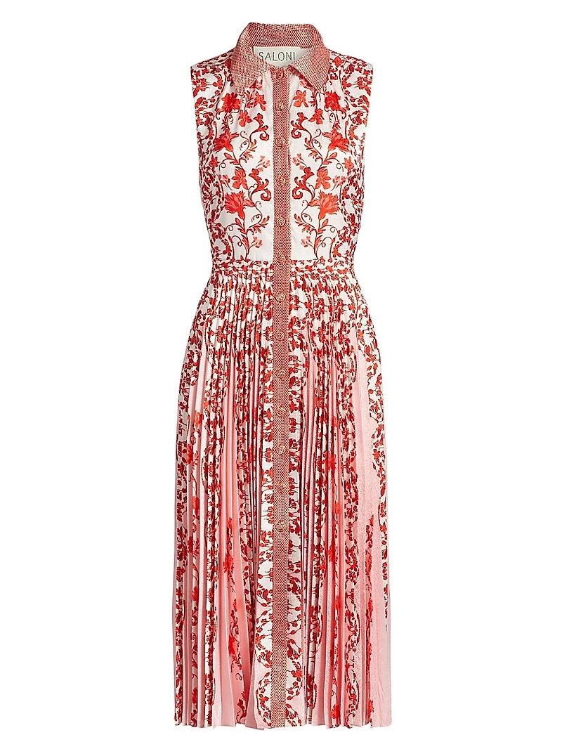 Darby Printed Midi-Shirtdress