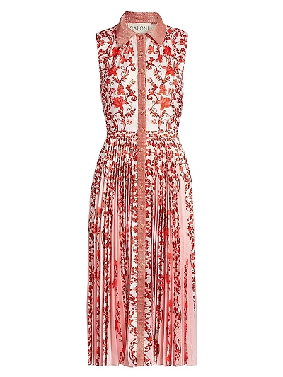 Darby Printed Midi-Shirtdress
