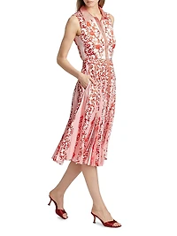 Darby Printed Midi-Shirtdress