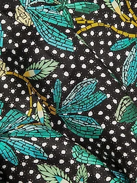 Lea Floral Silk Midi-Dress